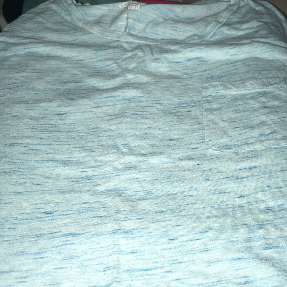Blue t shirt with pocket